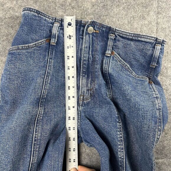 Abercrombie & Fitch Jeans Womens 30/10 Blue Denim Ultra High Rise Mom Jean Pants - Picture 5 of 12